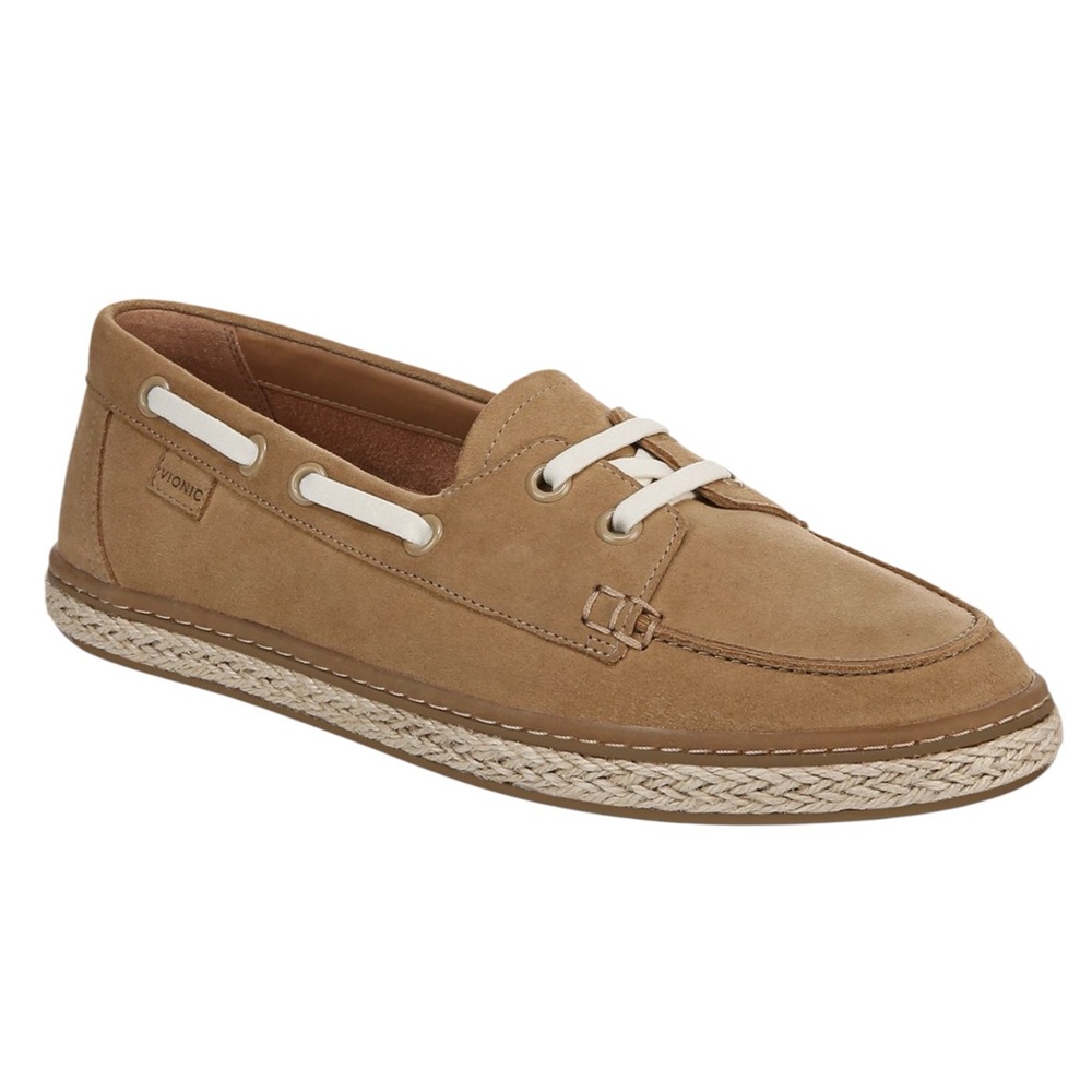 VIONIC Bay Loafer Preppy Tan Boat Shoes - Women’s Size 8 NEW NIB - Picture 15 of 15